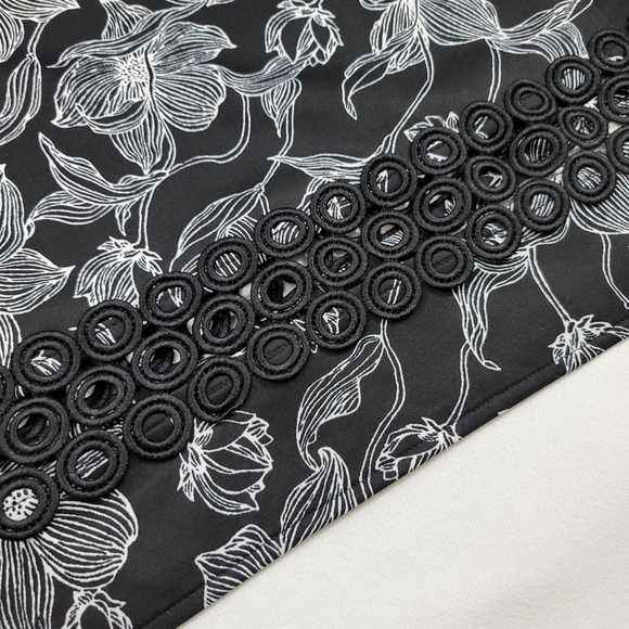 Julia Jordan Cold Sholder Flower Print Dress Sz 24W - Picture 7 of 14